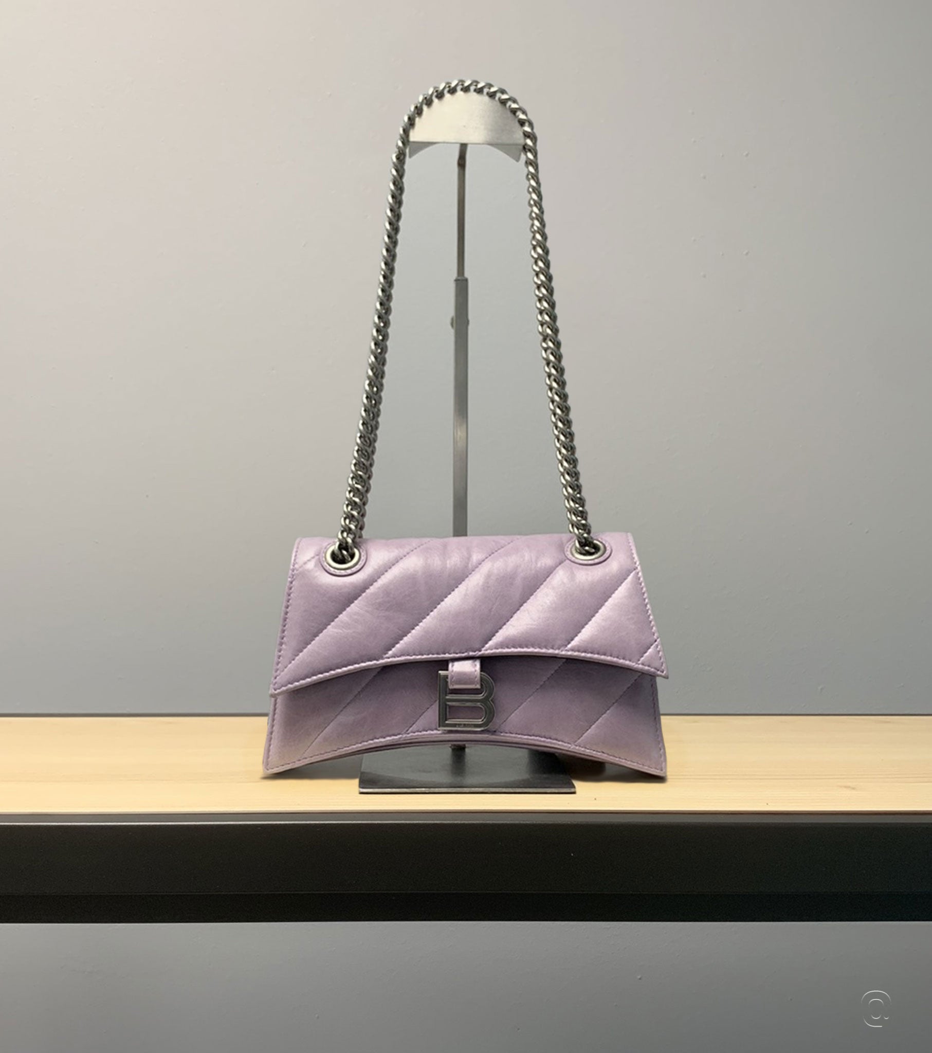 Lilac Leather Bag