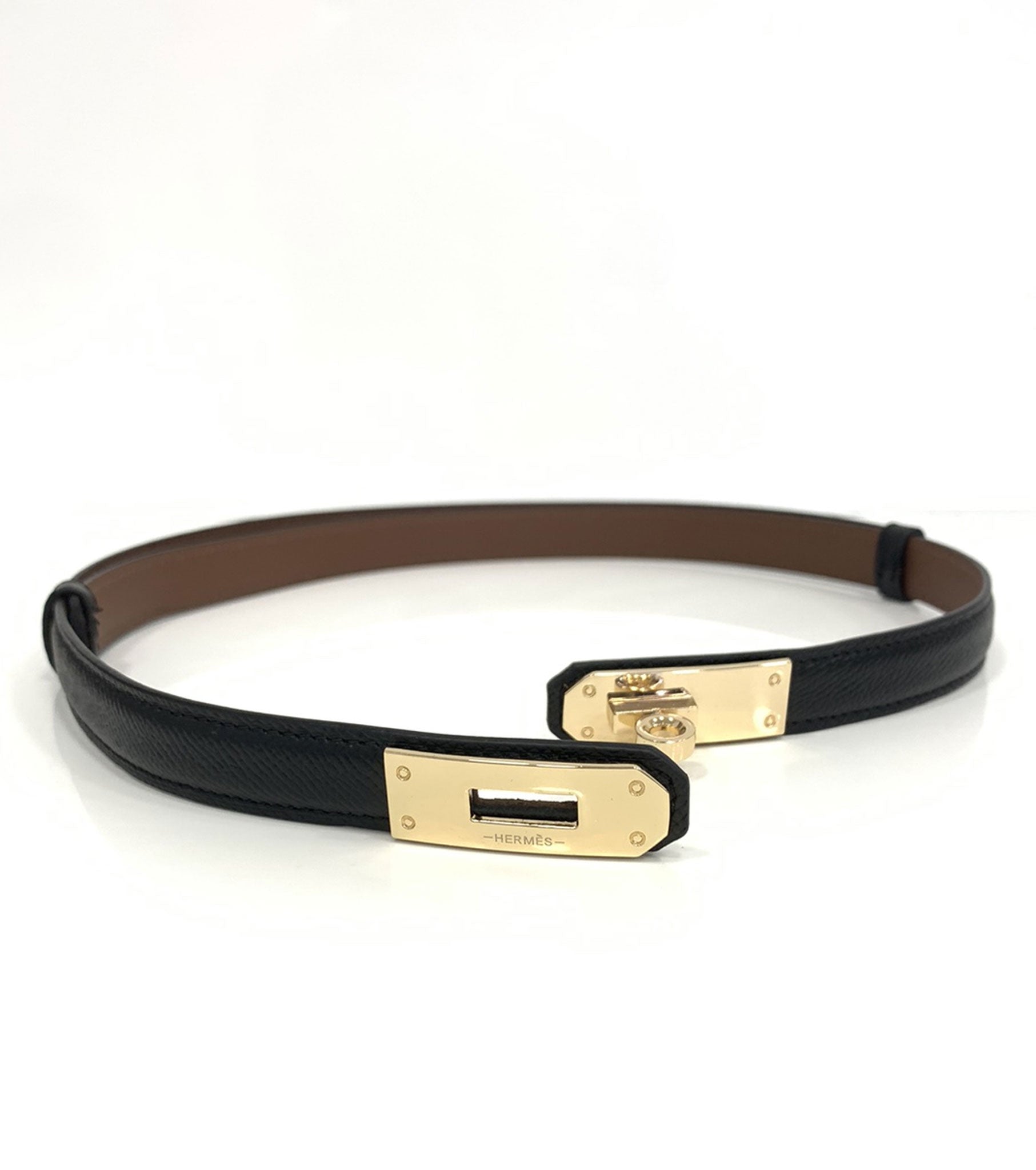 Togo Leather Women's Belt