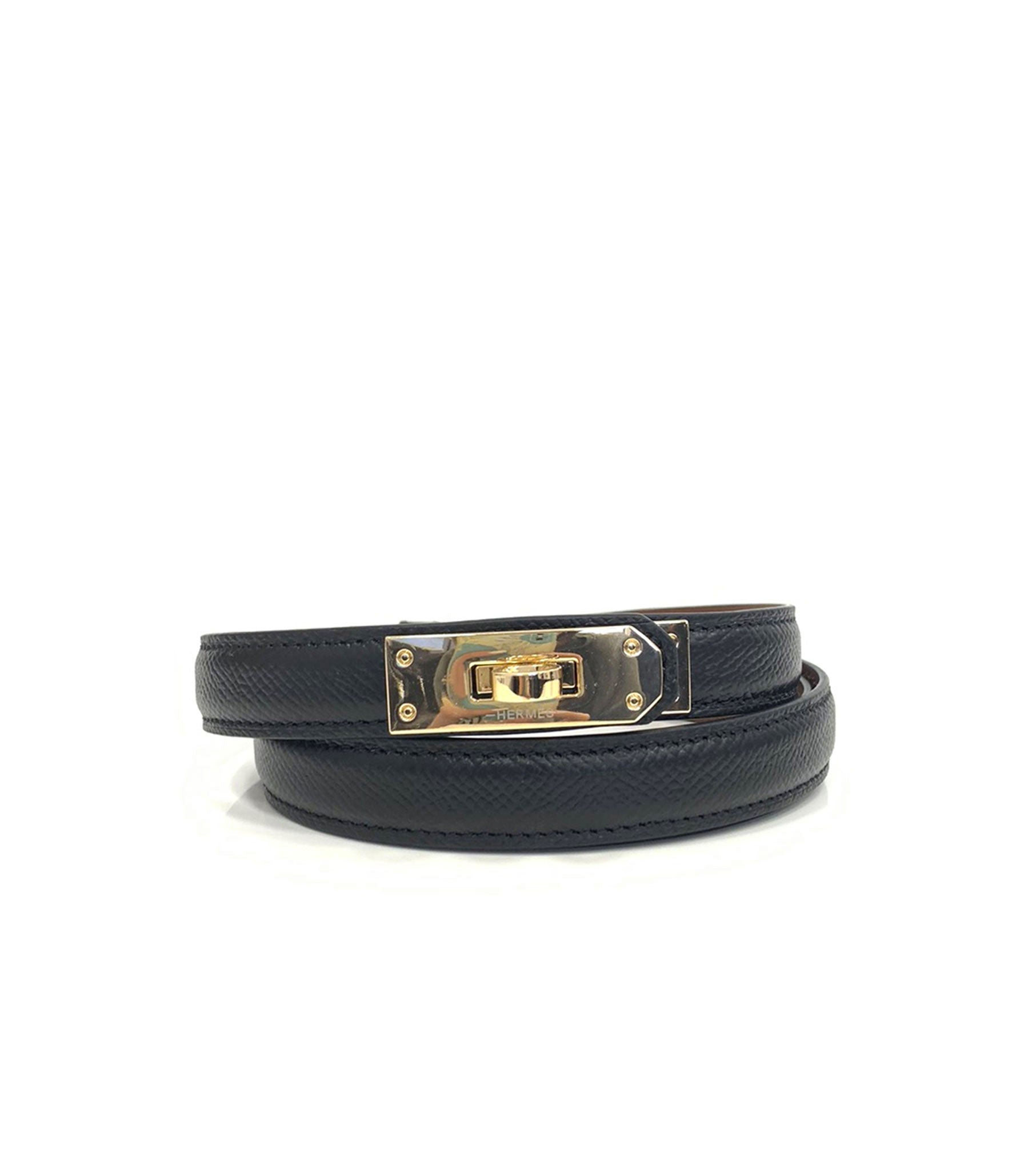 Togo Leather Women's Belt