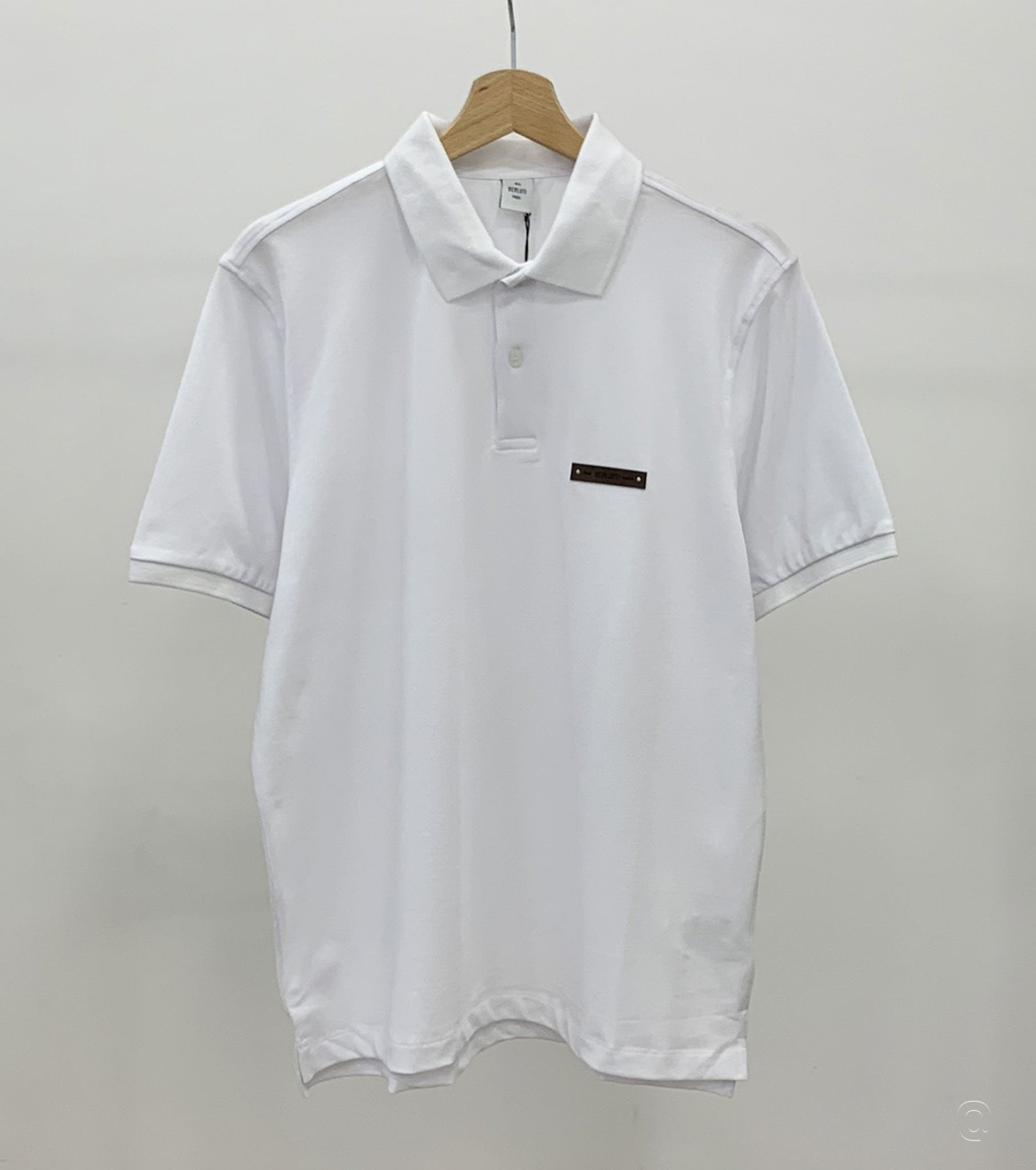 White Polo Cotton T-shirt