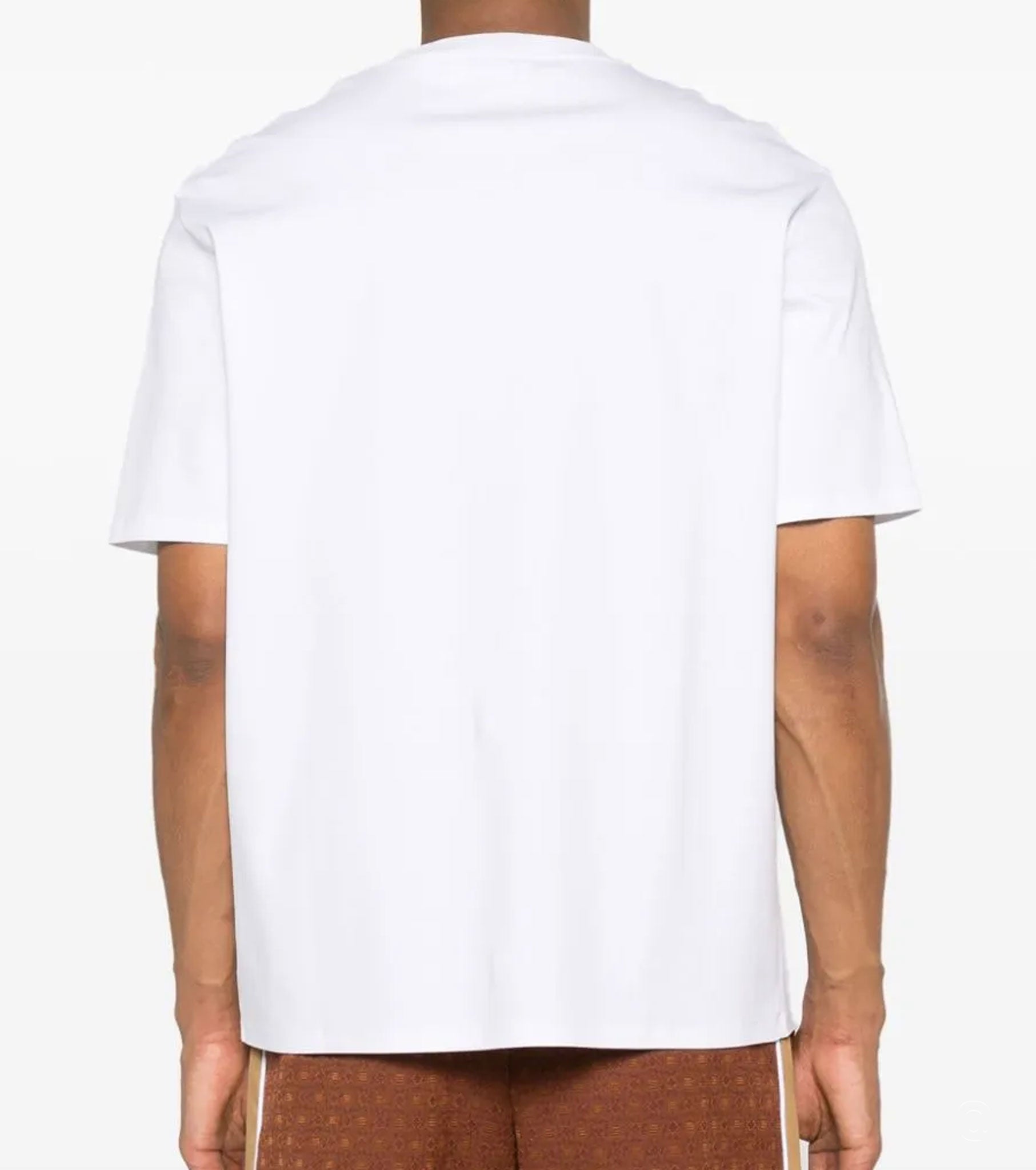 White Cotton Unisex T-shirt