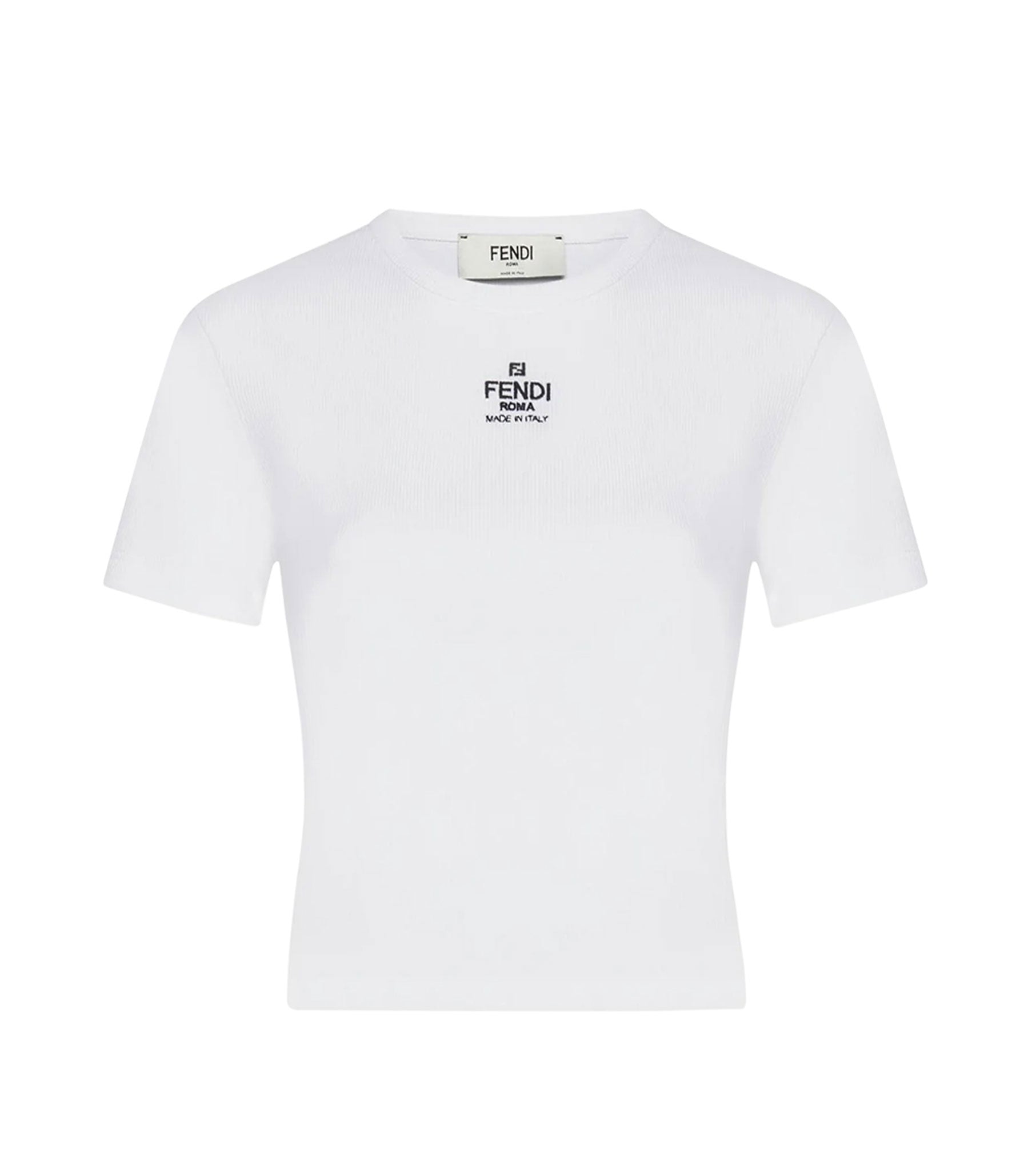 White Cropped T-shirt