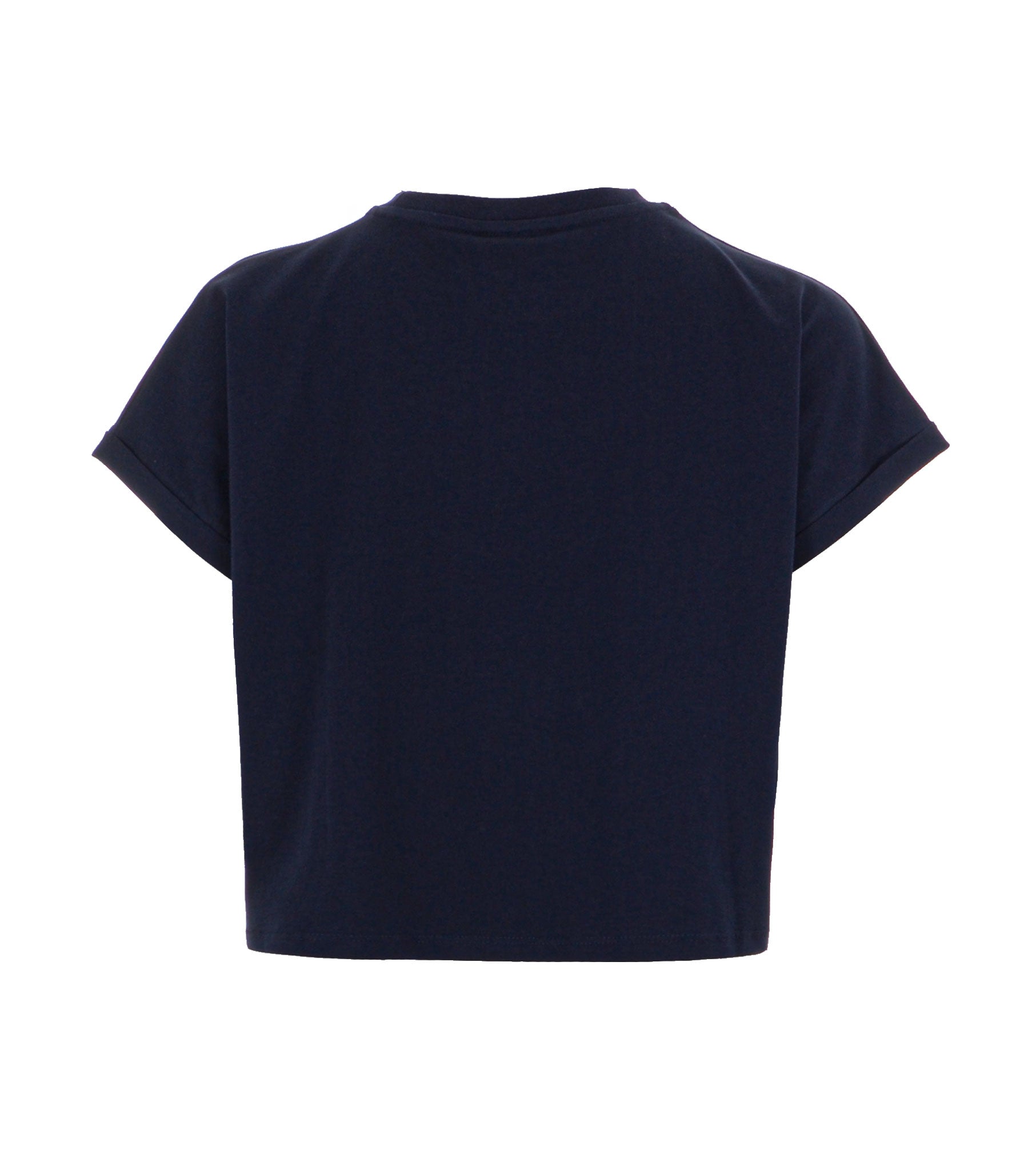 Dark Blue Cropped T-shirt